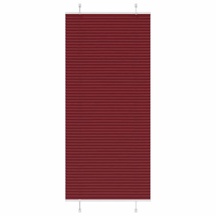 Plisségardin Bordeauxrød 85x200 cm Stofbredde 84,4 cm Polyester