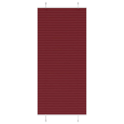 Plisségardin Bordeauxrød 90x200 cm Stofbredde 89,4 cm Polyester