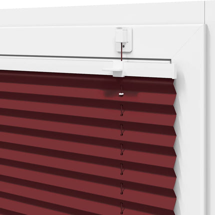 Plisségardin Bordeauxrød 90x200 cm Stofbredde 89,4 cm Polyester