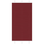 Plisségardin Bordeauxrød 105x200 cm Stofbredde 104,4 cm