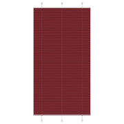 Plisségardin Bordeauxrød 110x200 cm Stofbredde 109,4 cm