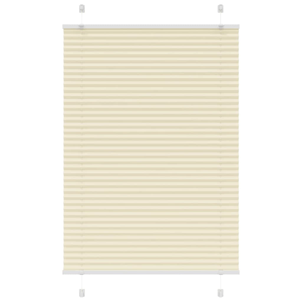 Plisségardin fløde 85x100 cm Stofbredde 84,4 cm Polyester