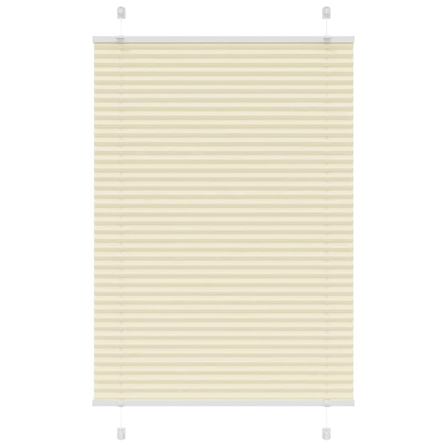 Plisségardin fløde 95x100 cm Stofbredde 94,4 cm Polyester