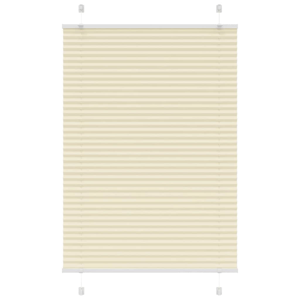 Plisségardin fløde 100x100 cm Stofbredde 99,4 cm Polyester