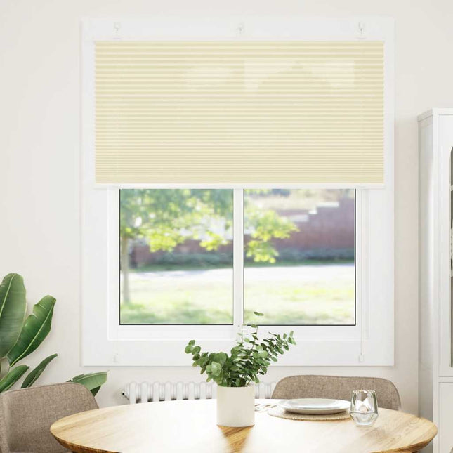 Plisségardin fløde 120x100 cm Stofbredde 119,4 cm Polyester