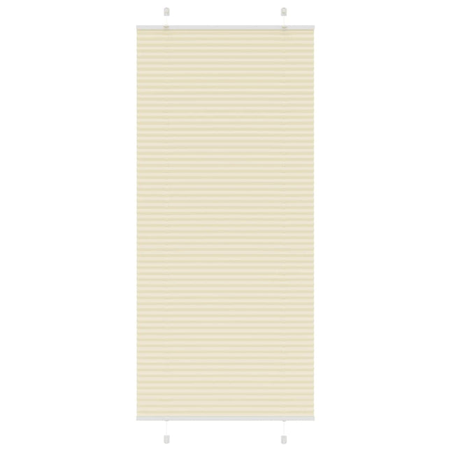 Plisségardin fløde 85x200 cm Stofbredde 84,4 cm Polyester