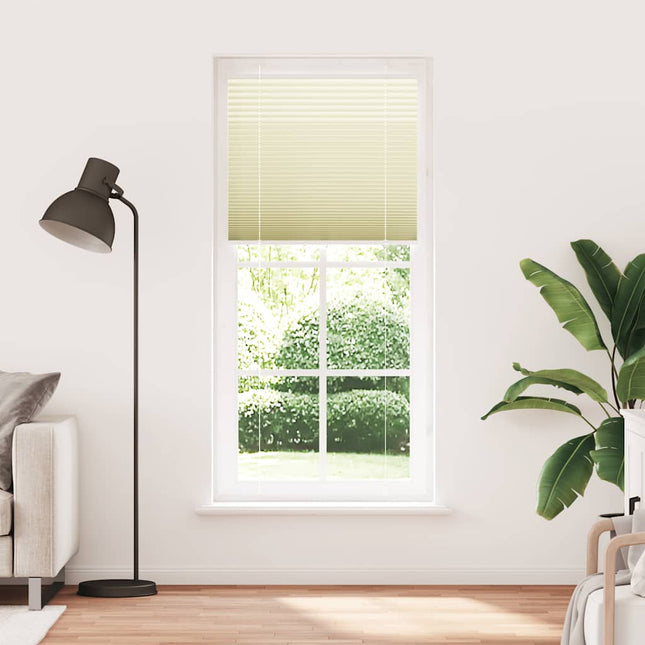 Plisségardin fløde 85x200 cm Stofbredde 84,4 cm Polyester