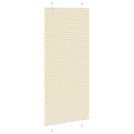 Plisségardin fløde 85x200 cm Stofbredde 84,4 cm Polyester