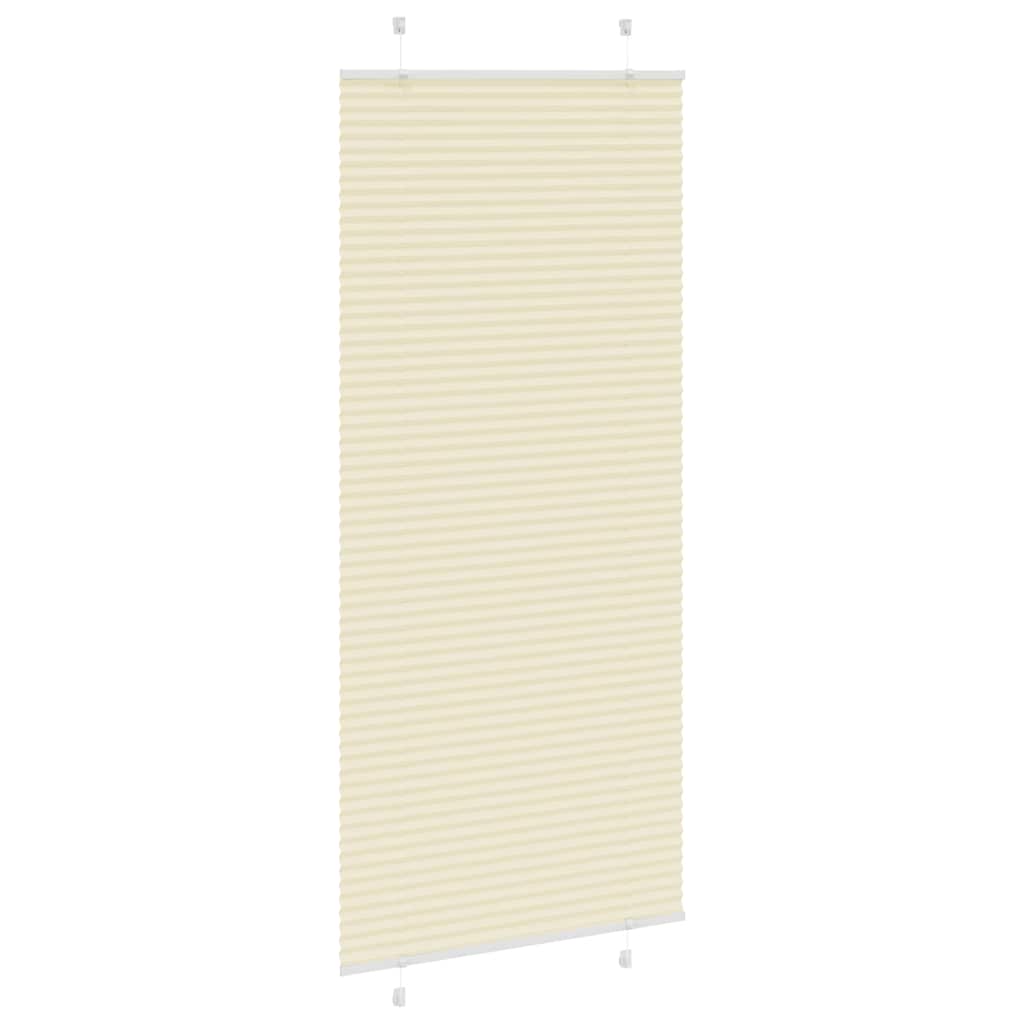 Plisségardin fløde 85x200 cm Stofbredde 84,4 cm Polyester