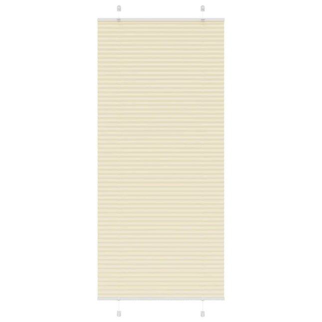 Plisségardin fløde 100x200 cm Stofbredde 99,4 cm Polyester