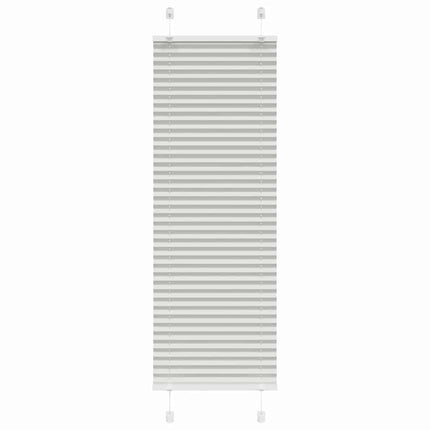 Plisségardin Lysegrå 50x100 cm Stofbredde 49,4 cm Polyester