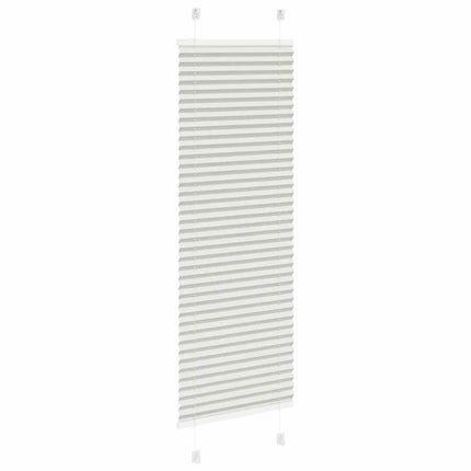 Plisségardin Lysegrå 50x100 cm Stofbredde 49,4 cm Polyester