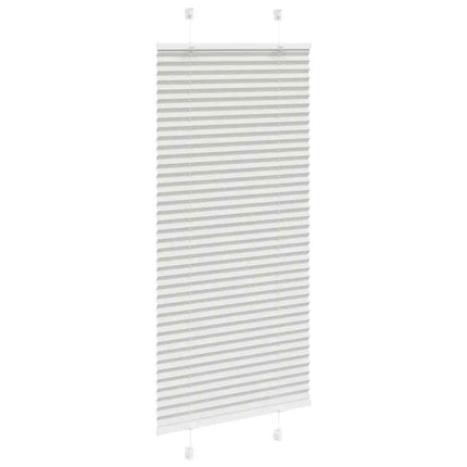 Plisségardin Lysegrå 55x150 cm Stofbredde 54,4 cm Polyester