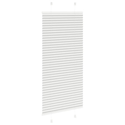 Plisségardin Lysegrå 55x150 cm Stofbredde 54,4 cm Polyester