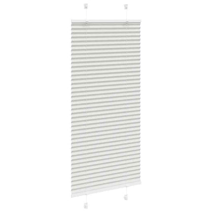 Plisségardin Lysegrå 65x150 cm Stofbredde 64,4 cm Polyester
