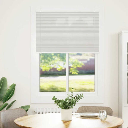 Plisségardin Lysegrå 90x150 cm Stofbredde 89,4 cm Polyester
