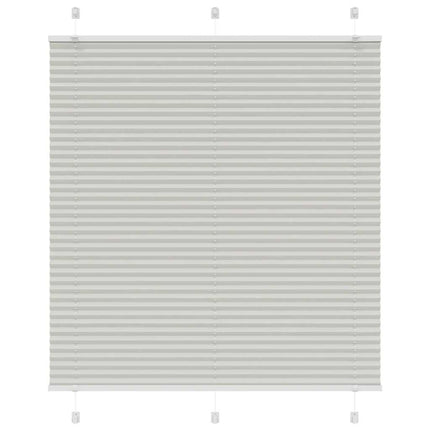 Plisségardin Lysegrå 120x150 cm Stofbredde 119,4 cm Polyester