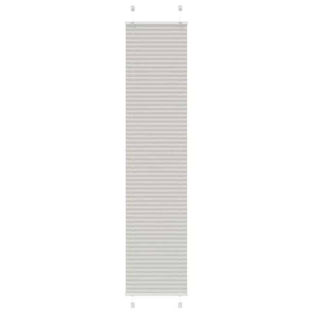 Plisségardin Lysegrå 45x200 cm Stofbredde 44,4 cm Polyester