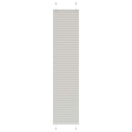 Plisségardin Lysegrå 45x200 cm Stofbredde 44,4 cm Polyester
