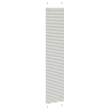 Plisségardin Lysegrå 45x200 cm Stofbredde 44,4 cm Polyester