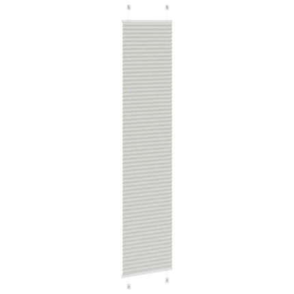 Plisségardin Lysegrå 45x200 cm Stofbredde 44,4 cm Polyester