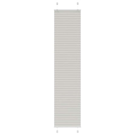 Plisségardin Lysegrå 50x200 cm Stofbredde 49,4 cm Polyester