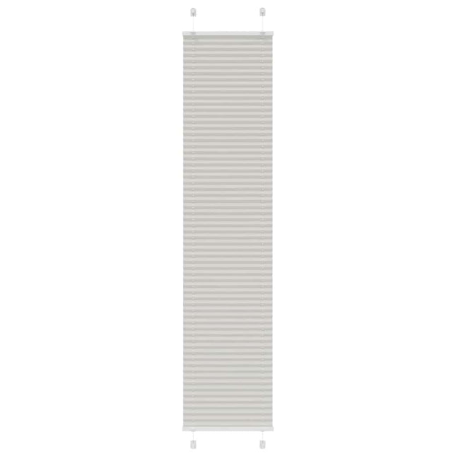 Plisségardin Lysegrå 50x200 cm Stofbredde 49,4 cm Polyester