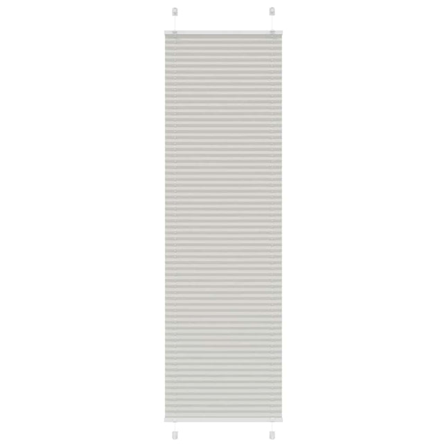 Plisségardin Lysegrå 55x200 cm Stofbredde 54,4 cm Polyester