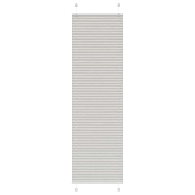 Plisségardin Lysegrå 65x200 cm Stofbredde 64,4 cm Polyester