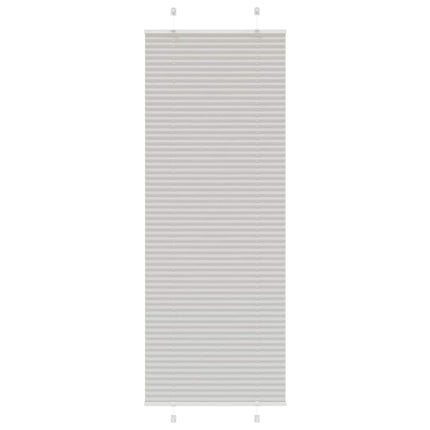 Plisségardin Lysegrå 70x200 cm Stofbredde 69,4 cm Polyester