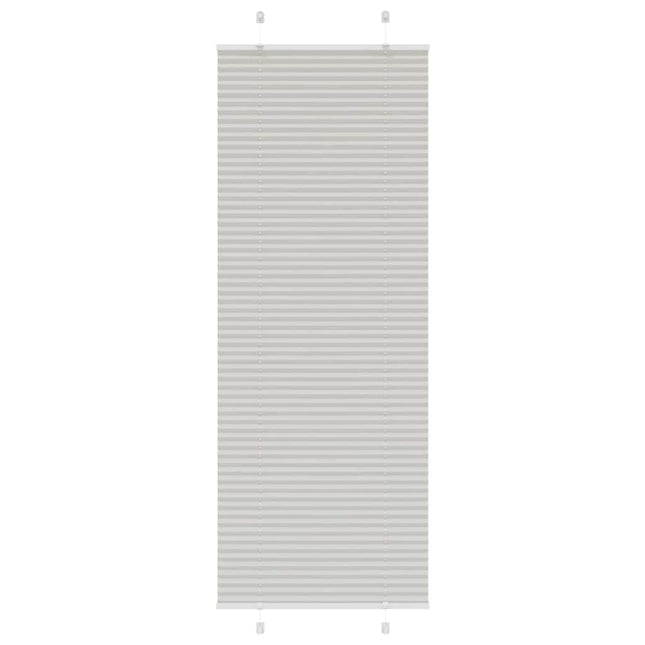 Plisségardin Lysegrå 70x200 cm Stofbredde 69,4 cm Polyester