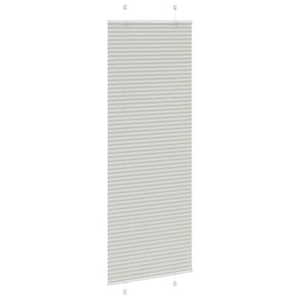 Plisségardin Lysegrå 70x200 cm Stofbredde 69,4 cm Polyester