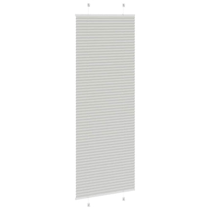 Plisségardin Lysegrå 70x200 cm Stofbredde 69,4 cm Polyester