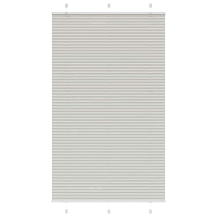 Plisségardin Lysegrå 120x200 cm Stofbredde 119,4 cm Polyester