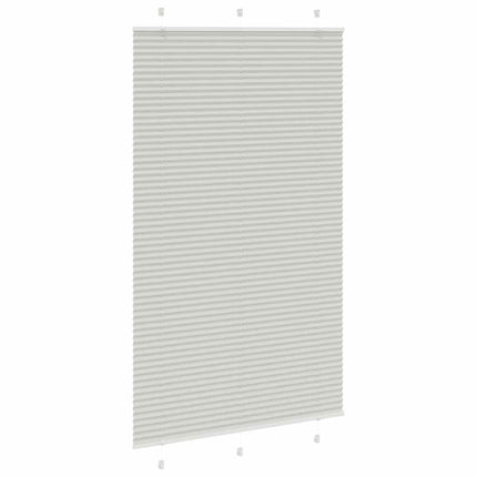 Plisségardin Lysegrå 120x200 cm Stofbredde 119,4 cm Polyester