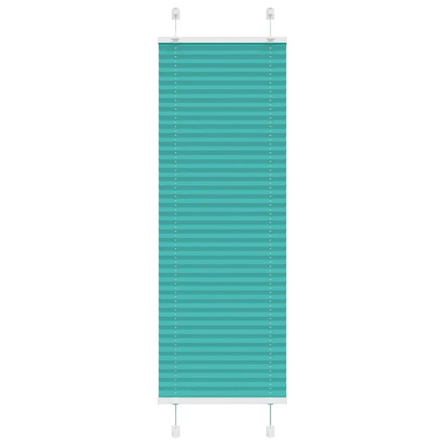 Plisségardin Benzin Grøn 40x100 cm Stofbredde 39,4 cm Polyester