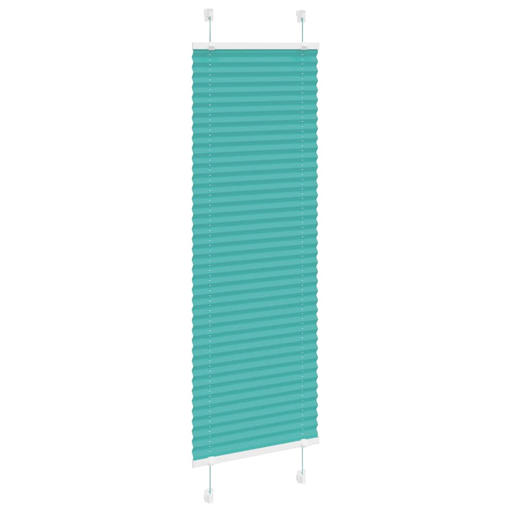 Plisségardin Benzin Grøn 40x100 cm Stofbredde 39,4 cm Polyester