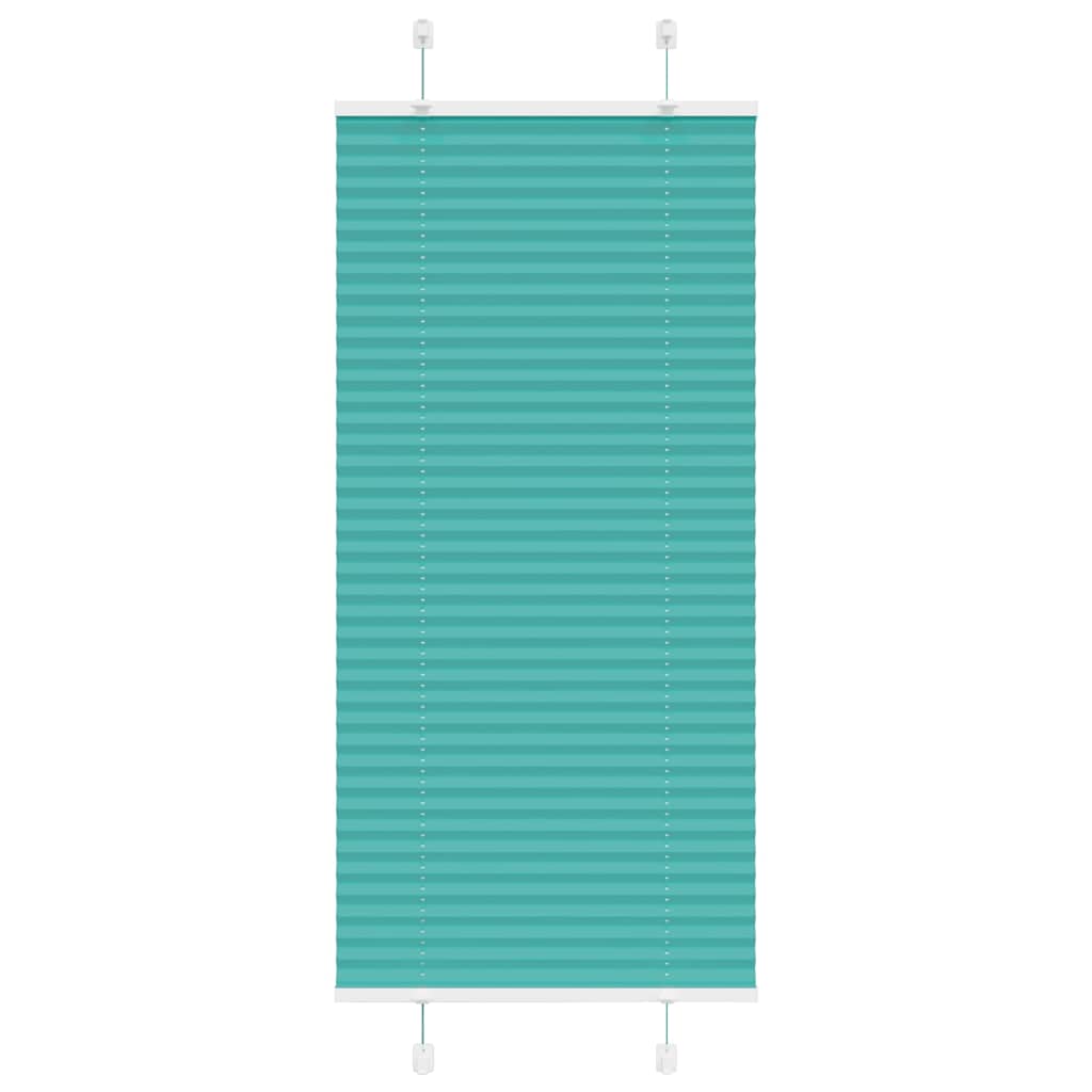 Plisségardin Benzin Grøn 55x100 cm Stofbredde 54,4 cm Polyester