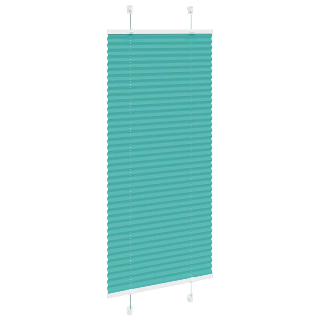 Plisségardin Benzin Grøn 55x100 cm Stofbredde 54,4 cm Polyester