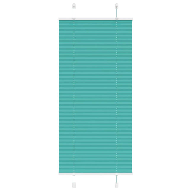 Plisségardin Benzin Grøn 60x100 cm Stofbredde 59,4 cm Polyester