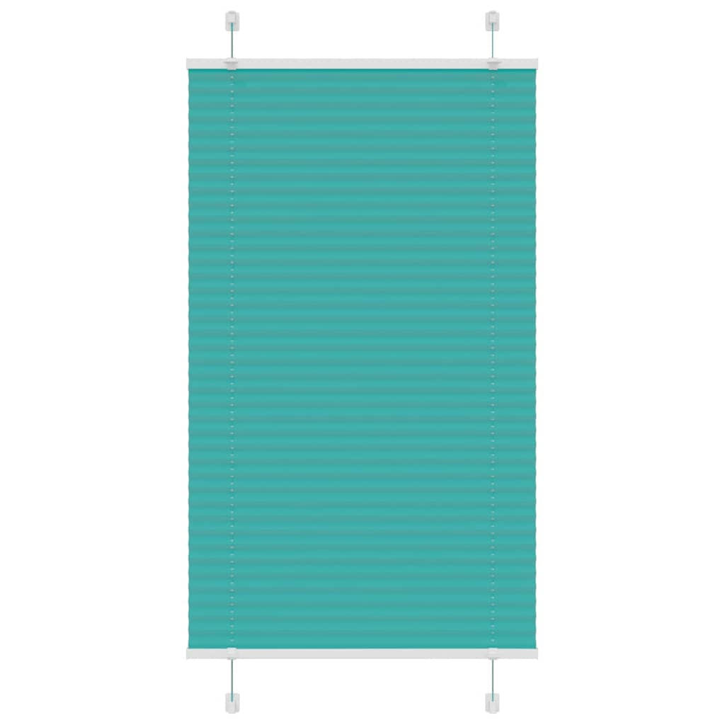 Plisségardin Benzin Grøn 70x100 cm Stofbredde 69,4 cm Polyester