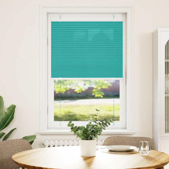Plisségardin Benzin Grøn 70x100 cm Stofbredde 69,4 cm Polyester