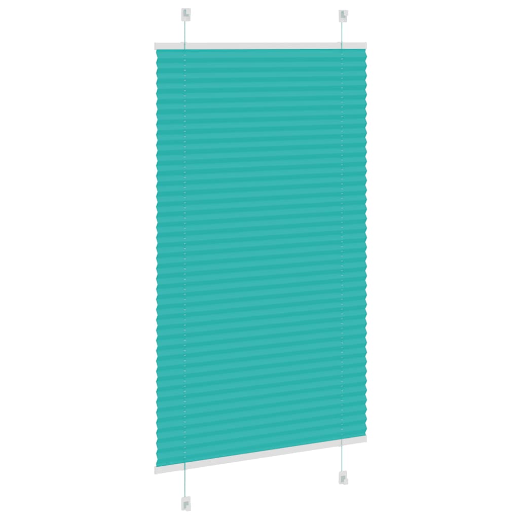 Plisségardin Benzin Grøn 70x100 cm Stofbredde 69,4 cm Polyester