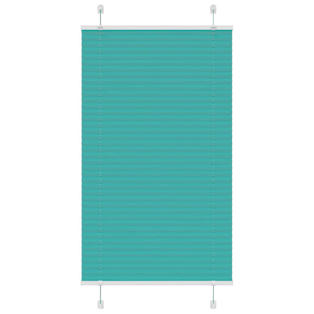 Plisségardin Benzin Grøn 75x100 cm Stofbredde 74,4 cm Polyester