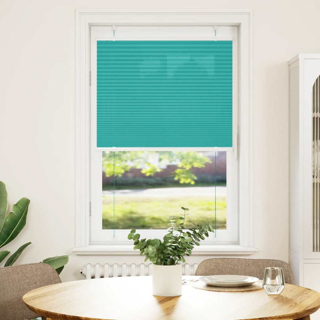 Plisségardin Benzin Grøn 75x100 cm Stofbredde 74,4 cm Polyester