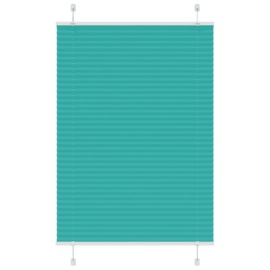 Plisségardin Benzin Grøn 90x100 cm Stofbredde 89,4 cm Polyester