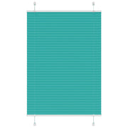 Plisségardin Benzin Grøn 100x100 cm Stofbredde 99,4cm Polyester