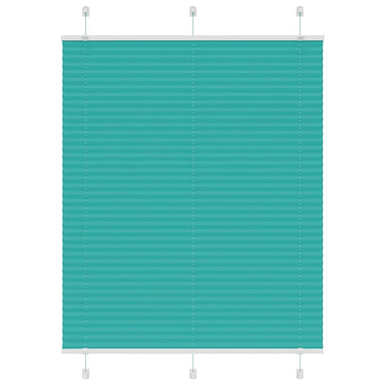 Plisségardin Benzin Grøn 105x100cm Stofbredde 104,4cm Polyester