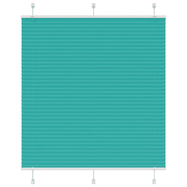 Plisségardin Benzin Grøn 120x100cm Stofbredde 119,4cm Polyester