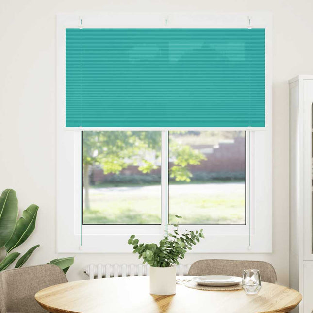 Plisségardin Benzin Grøn 120x100cm Stofbredde 119,4cm Polyester